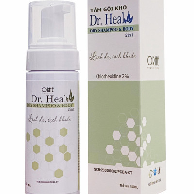 TẮM GỘI KHÔ Dr. Heal SHAMPOO & BODY  DÀNH CHO NGƯỜI BỆNH