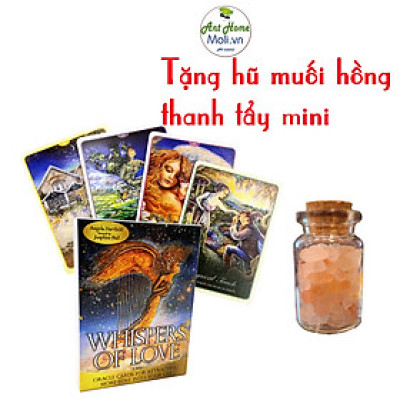{KÈM QUÀ TẶNG} Bộ Bài Bói Tarot Whispers of Love Oracle Cards Cao Cấp