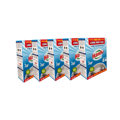 Combo 3 hộp 6 gói x100g bột tẩy lồng máy giặt Hando