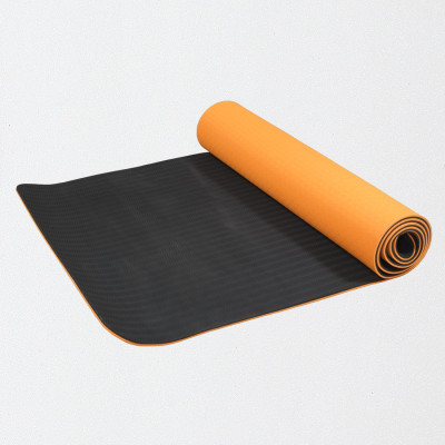 Thảm Tập Yoga Eco Friendly TPE 6mm 2 Lớp Tặng Kèm Túi Đựng Thảm