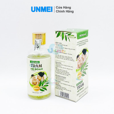 Tinh Dầu Tràm Mệ Đoan 50ml Nguyên Chất giữ ấm phòng cảm lạnh xua đuổi côn trùng 5ml/10ml/50ml/100ml