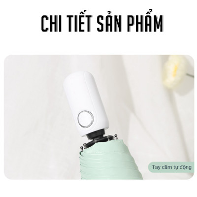 Ô Dù Che Mưa, Che Nắng, Có Nút Bấm Tự Động Đóng Mở, Gấp Gọn Tiện Lợi,  Thiết Kế Sang Trọng Và Bền Bỉ, Ô Dù Có Lựa Chọn Màu Sắc- Hàng Chính Hãng Besti