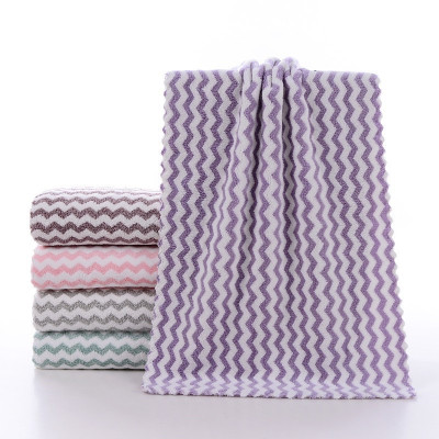 Combo  5 cái khăn lau mặt lông cừu Hàn Quốc .50 x 30cm ,  kẻ sọc nhiều màu ,  được cuộn tròn , sợi bông mềm mại cao cấp dùng rất tiện dụng 