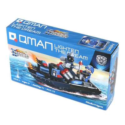 QMAN - 22016 Bộ xếp hình Chuỗi nhiệm vụ sấm sét 1 Hộp ngẫu nhiên 