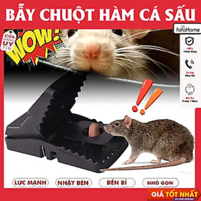 Bẫy Chuột Thông Minh Hàm Cá Sấu Thế Hệ Mới Kèm Lò Xo Đàn Hồi Với Độ Nhạy Cao Bẫy Được Các Loại Chuột Nhỏ Và Vừa, Dễ Sử Dụng Và An Toàn