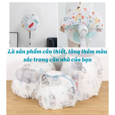 Bọc Bảo Vệ Lồng Quạt Hoa Văn Dễ Thương Áo Bọc Quạt Đứng Họa Tiết Ngộ Nghĩnh Vỏ Quạt Vải Lưới Chống Bụi Trang Trí Bọc Che Lồng Quạt Chống Bụi 45cm Áo Quạt In Hình Đáng Yêu – Chống Bụi, Trang Trí Nhà Cửa