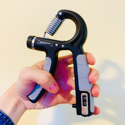 Kìm Bóp Tay, Kìm Tập Cơ Tay Chữ R Dụng Cụ Tập Gym Kìm Bóp Tập Lực TayTại Nhà Chỉnh lực 5 - 60kg, Kìm Bóp Tập Cơ Tay Phục Hồi Chứ Năng YGW12 lực 100Lbs, thép không rỉ, êm tay, Kìm Bóp 5-60kg Tập Cơ Tay Điều Chỉnh Cao Cấp