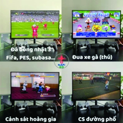 Game Stick M8 3D 41000 game 128G PSP, PS HDMI điện tử 4 nút máy chơi game Napigo cầm tay không dây