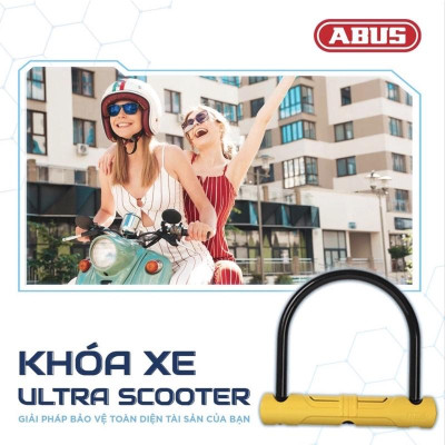 Khóa xe máy ABUS 402 / 210HB135 khóa nguyên bánh xe - MSOFT
