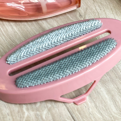 Bàn ủi hơi nước màu hồng cầm tay có thể gấp gọn, tiện lợi khi đi du lịch - Hàng chính hãng