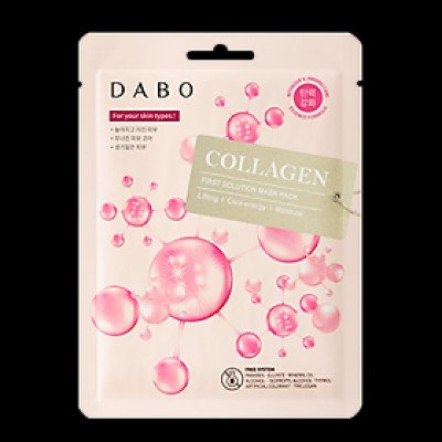 Bộ 10 Miếng Đắp Mặt Nạ Dabo Collagen Cao Cấp Hàn Quốc 8809351955081 (23g / Gói)