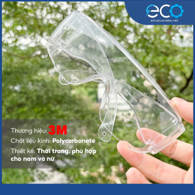 Kính bảo hộ 3M Tour-Guard V – Đeo ngoài kính cận, chống bụi, tia uv, đọng sương