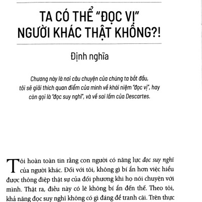 Nghệ Thuật Đọc Vị Bất Kỳ Ai (Tuệ Tri) 