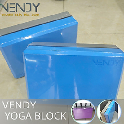 Gạch tập Yoga Cao Cấp Xốp EVA độ nén cao VENDY nhập khẩu Đài Loan - Hàng Chính Hãng (1 Cái)