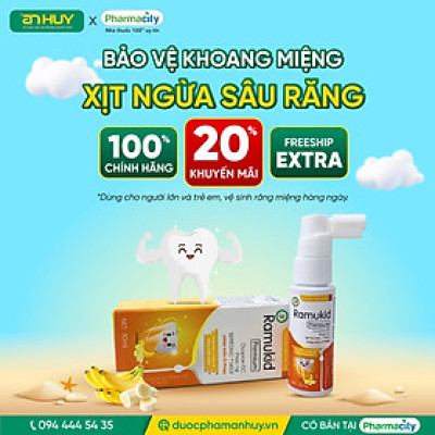 Xịt ngừa sâu răng RAMUKID