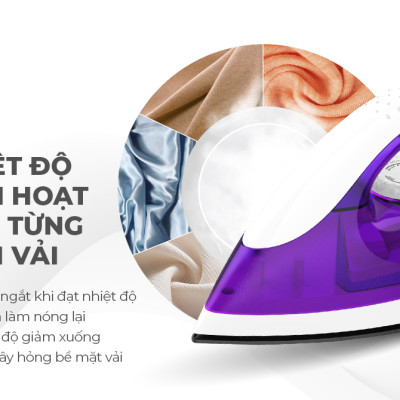 Bàn Là Khô SUNHOUSE SHD2011 - Hàng Chính Hãng