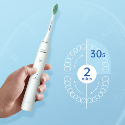 Bàn chải đánh răng điện thương hiệu cao cấp Philips Sonicare HX2431 - 30.000 lần rung mỗi phút - HÀNG NHẬP KHẨU