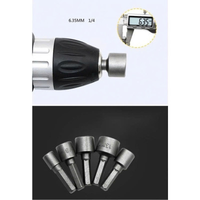 Bộ dụng cụ 9 đầu Lục giác Bộ 9 đầu vặn khẩu cho khoan chuyên dụng chân lục giác