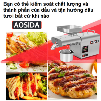 Máy ép dầu thực vật NÓNG LẠNH dùng cho thương hiệu Anh Quốc Aosida K28S cao cấp - Hàng Chính Hãng