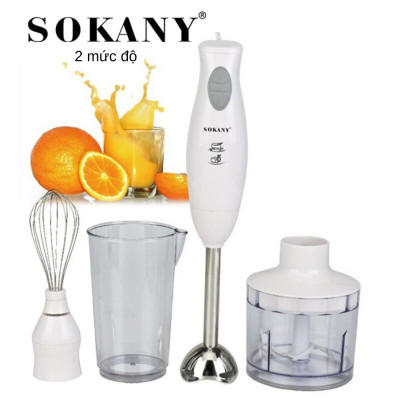 Máy xay cầm tay đa năng 4in1 SOKANY HB230A công suất cao 1000W máy xay sinh tố cầm tay đa năng cao cấp - HÀNG CHÍNH HÃNG
