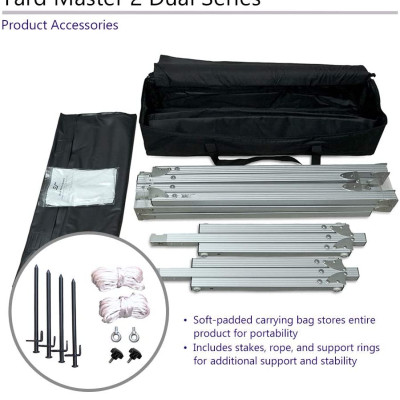 Màn Chiếu Elite Screens Dòng Yard Master 2 Dual (chiếu 2 mặt), 100 inch Tỷ lệ Khung Hình 16:9 (Vùng hiển thị 124.5 x 220.1 cm) 0.8 Gain (OMS100H2-DUAL) – Hàng Chính Hãng