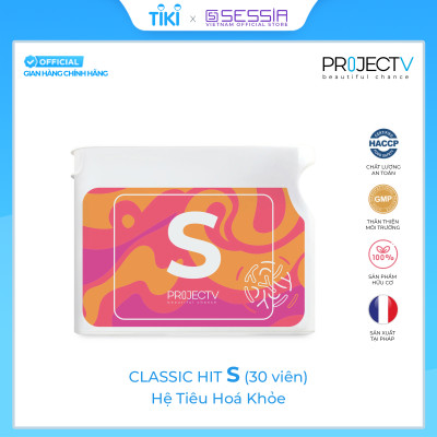 [TẶNG 5 TÚI PV ZIP] Thực Phẩm Sức Khoẻ S+ENT | V Alphabet - Ổn định đường tiêu hóa, Tăng cường dinh dưỡng thần kinh & Xương chắc khỏe - PROJECT V - Xuất xứ Pháp, Hàng Chính Hãng