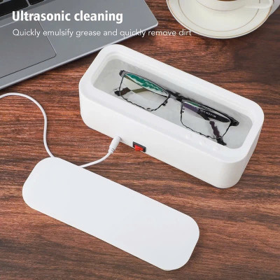 Máy Làm Sạch Mắt Kính, Đồ Trang Sức Dùng Sóng Siêu Âm Cỡ Nhỏ Thiết Kế Di Động Sử Dụng Tại Nhà - Chất Lượng Cao