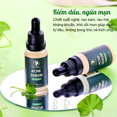 Bộ trắng da, sạch mụn và nám chuyên sâu Wonmom ( 1 Sữa rửa mặt + 1 Kem nghệ tươi + 1 Serum mụn )