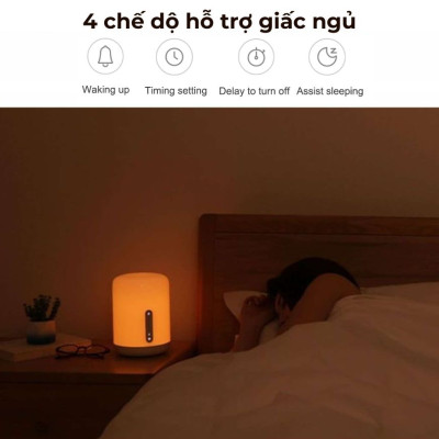 Đèn Ngủ Thông Minh Xiaomi Mi Bedside Lamp 2 MUE4093GL - Hàng Chính Hãng
