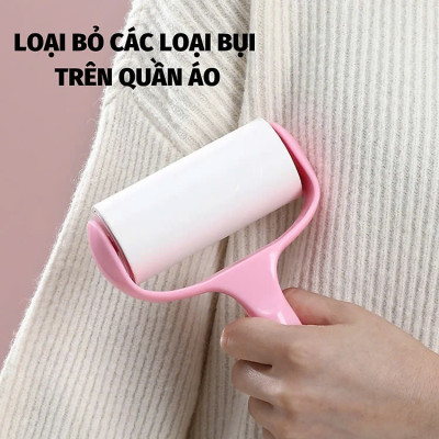 Combo Cây Lăn Bụi Quần Áo, Lông Chó Mèo, Giường Đệm, Nội Thất Trong Nhà  + Tặng Kèm 2 Cuộn Lăn Siêu Tiện Lợi - Hàng Loại 1