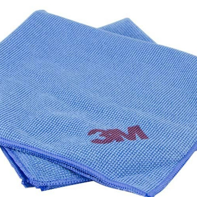 Khăn lau ô tô chuyên dụng Microfiber 3M 36x36cm - màu vàng