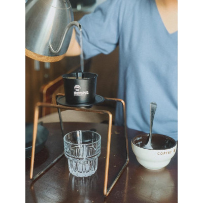 Cà phê nguyên chất CAO CẤP Robusta Premium Plus Greenfields Coffee Phin/Espresso 250G