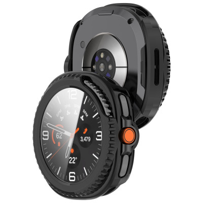Ốp Case PC Mặt Kính Cường Lực chống va đập cho Samsung Galaxy Watch8 Classic 46mm - Hàng Chính Hãng