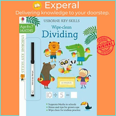 Sách - Wipe-clean Dividing 6-7 by Holly Bathie (UK edition, paperback)