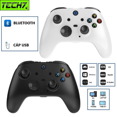 Gamepad tay game Không dây Bluetooth TS102 đa kết nối cho máy tính, laptop, smartphone, máy tính bảng hàng nhập khẩu