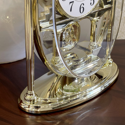 Đồng Hồ Để Bàn Rhythm CRP609WR18 - Vàng (19.3 x 24.1 x 9.0 cm)