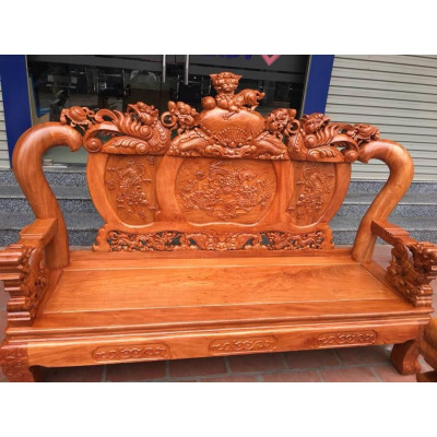 Bộ Bàn Ghế Nghê Phượng Gỗ Lim