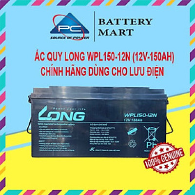 Ắc Quy LONG WPL150-12N (12V-150Ah)