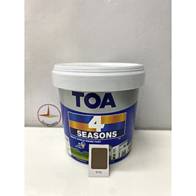 Sơn phào chỉ trong và ngoài nhà Toa 4 Seasons Tropic Shield màu C- 8766 _1L