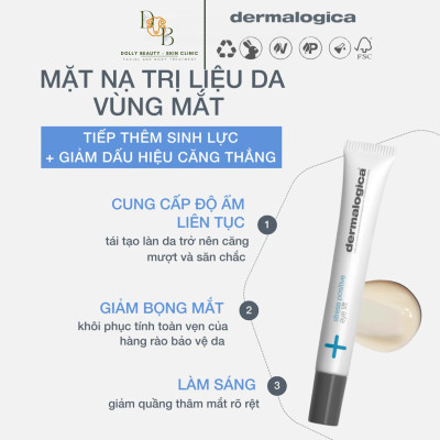Mặt nạ dành cho mắt STRESS POSITIVE EYE LIFT của Dermalogica - Dolly Beauty