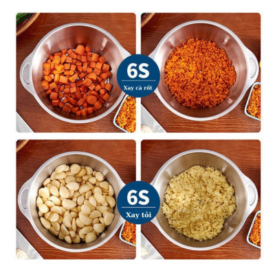 Máy xay thịt đa năng SOKANY SK-06028, dung tích lớn 2L, công suất 400W, lưỡi dao 2 tầng xay nhuyễn mọi thực phẩm - HÀNG CHÍNH HÃNG