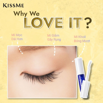 Tinh Chất Dưỡng Dài Và Khoẻ Làn Mi Kissme Heroine Make Watering Eyelash Serum (5.5 G)