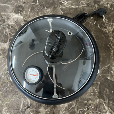 Máy rang hạt cà phê và các loại hạt tự động Thương hiệu Cafemasy Mỹ SCR-300, Công Suất Lớn 1200W, Rang 750gr/25 phút - Bảo Hành 12 Tháng, Hàng Nhập Khẩu