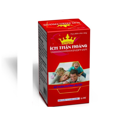 Ích thận hoàng Kingphar Hộp 30 viên - Bổ thận ích khí, dưỡng huyết.