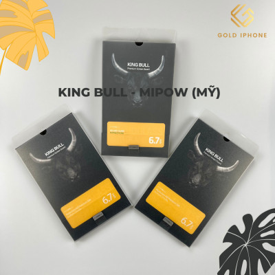 Kính cường lực King Bull Mipow (Mỹ) BJ321/BJ213/BJ211 Trong suốt Full màn hình - Hàng chính hãng