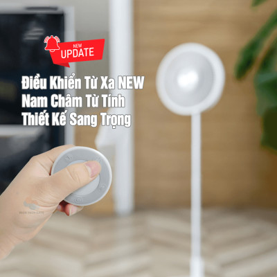 Quạt đứng tích điện P2000 thông minh không dây, điều khiển từ xa có đèn ngủ, gấp gọn lưu trữ tiện lợi, linh hoạt xoay quay tự động, hàng chính hãng