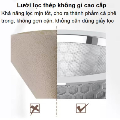 Máy pha cà phê, pha trà tự động Drip thương hiệu Mỹ cao cấp HiBREW H12 - Công suất 700W - Hàng nhập khẩu