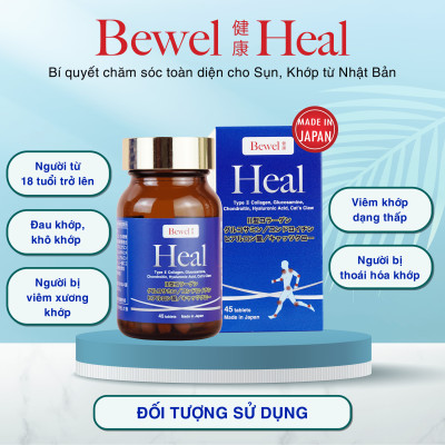 Thực phẩm chức năng chăm sóc toàn diện cho sụn khớp Bewel Heal