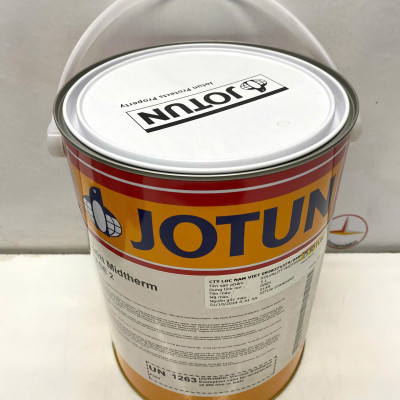 Sơn chịu nhiệt Jotun Solvalitt Midtherm (260°C) Base 2 màu xám - Grey 0149_ 5L