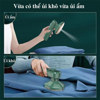 Bàn Là Hơi Nước Cầm Tay, Bàn Là Mini Nhỏ Gọn Tiện Lợi Mang Đi Du Lịch - Hàng Nhập Khẩu